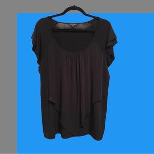 🌼2/$12 George Ladies XL Black Top